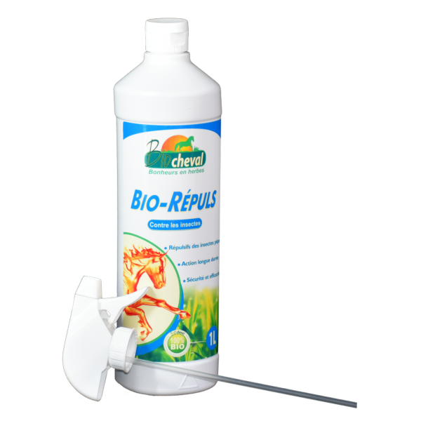 Anti mouche cheval - Répulsif insectes naturel pour chevaux