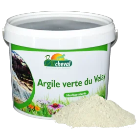 Arcilla verde para la piel, los cascos, las extremidades y la digestión