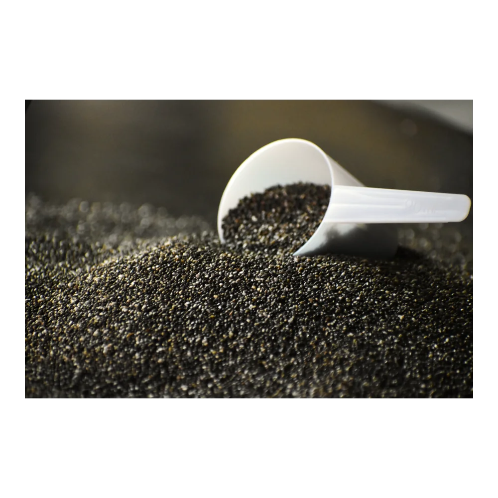 Notre stock de graines de Chia Bio.