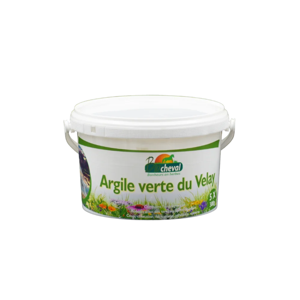 Argile verte pour les membres, les tendons, les douleurs, les engorgements
