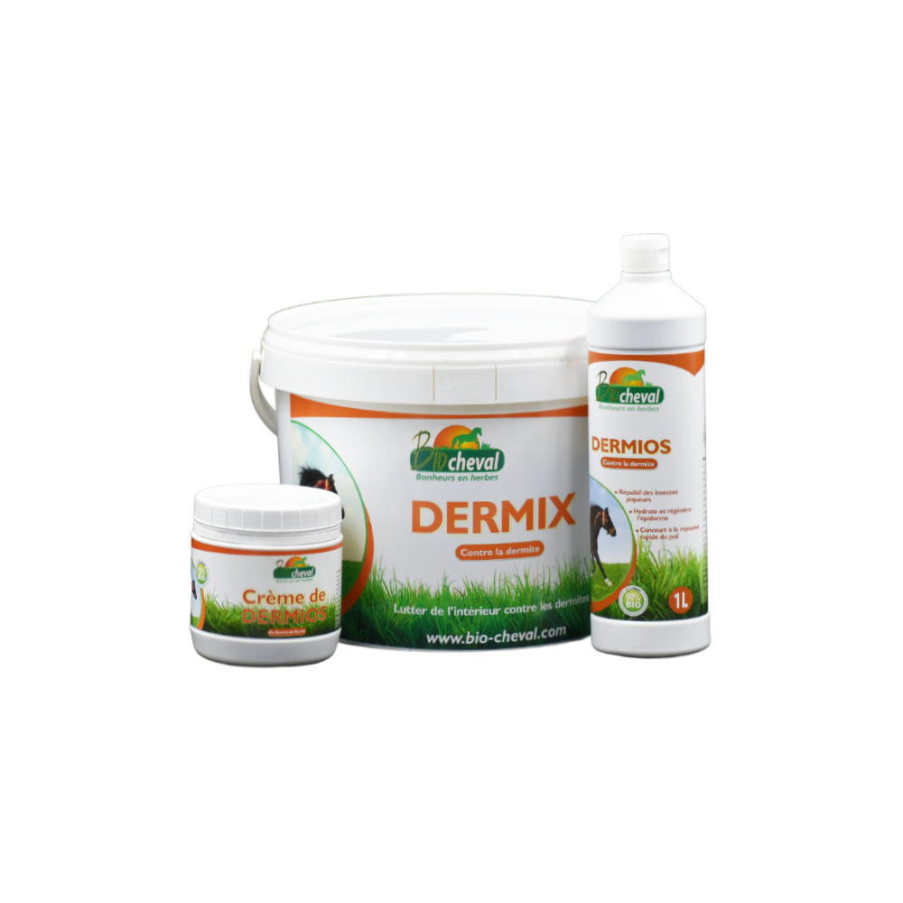 Pack completo para el cuidado de caballos con dermatitis estival