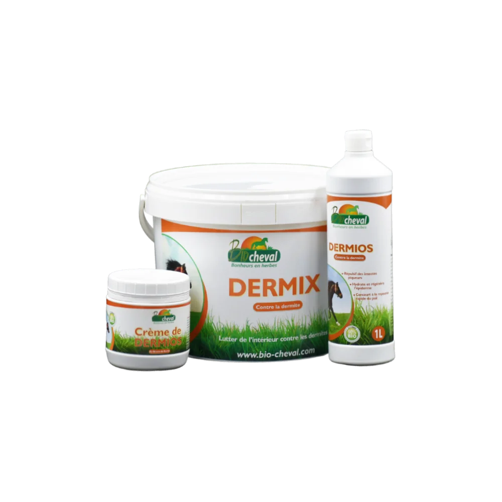 Pack completo para el cuidado de caballos con dermatitis estival