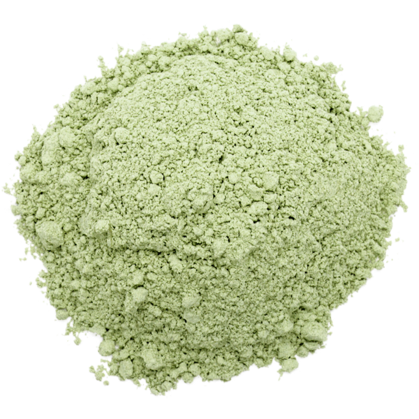 Green clay for poultice