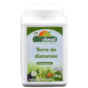 Non-calcined diatomaceous earth