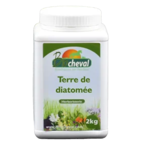 Non-calcined diatomaceous earth